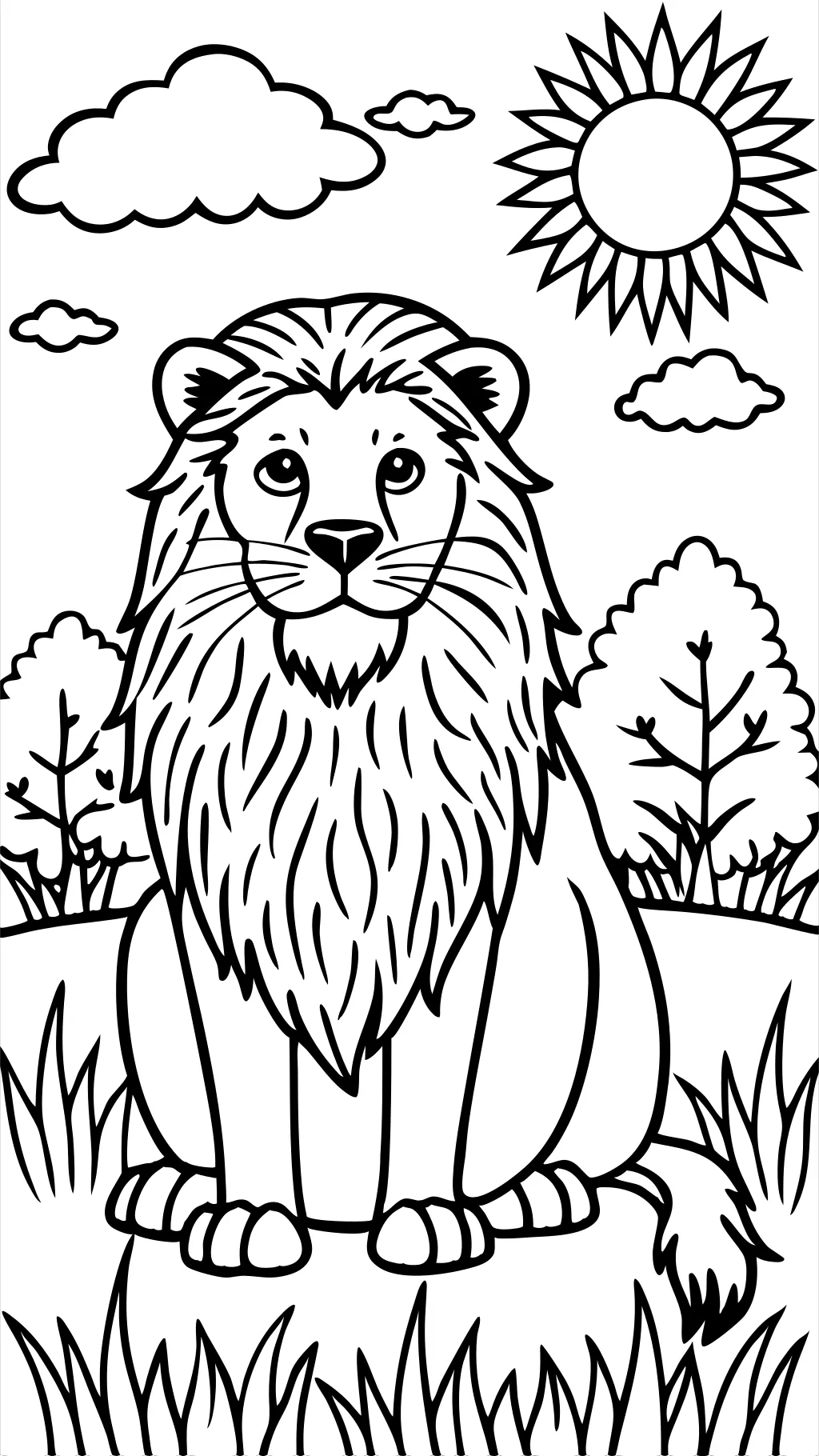 lion coloring pages